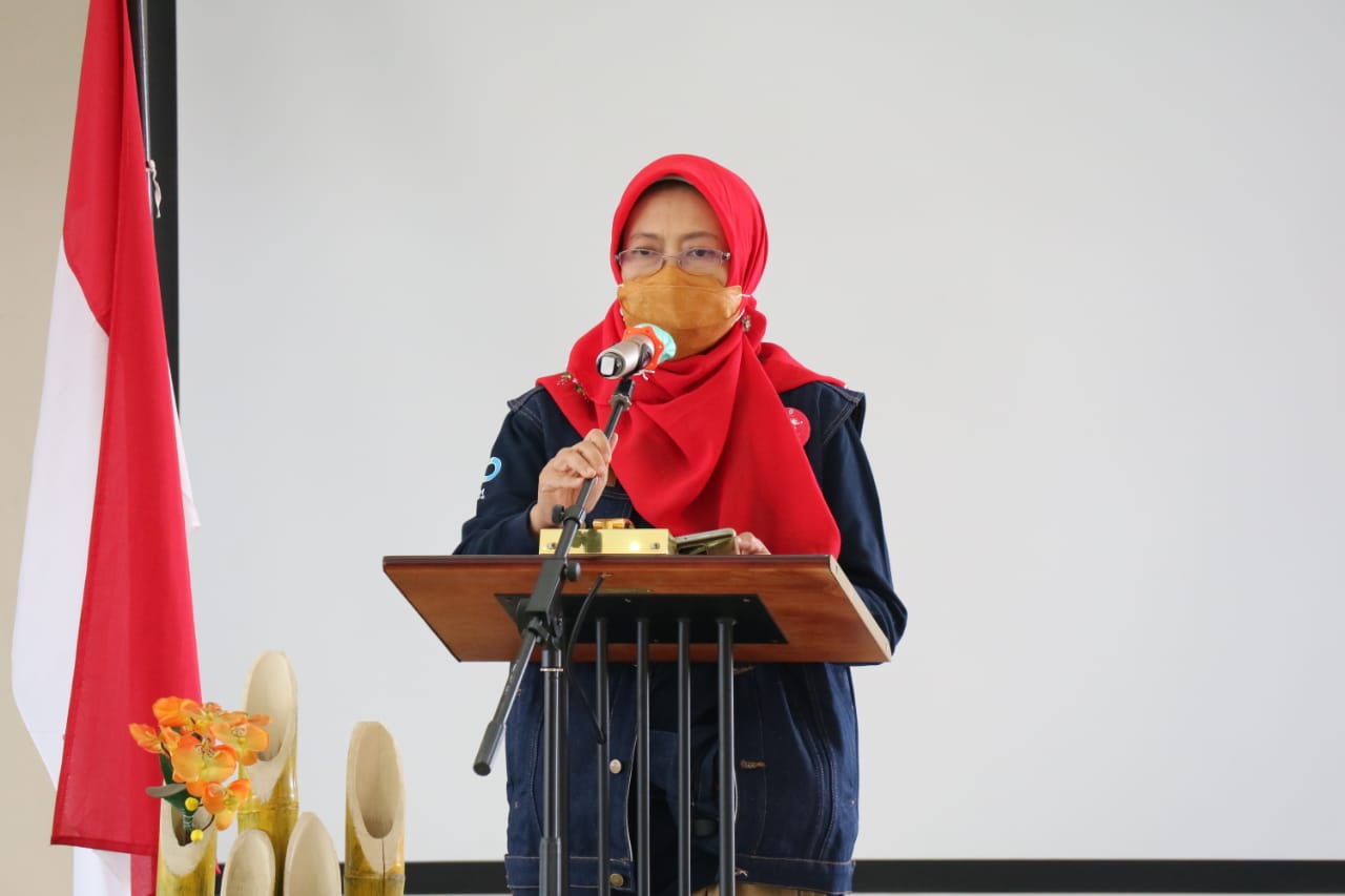 Sambutan Kepala BBKPM Bandung, Dr. drg. Maya Marinda Montain , M.Kes dalam acara Peluncuran Sim Mangkir